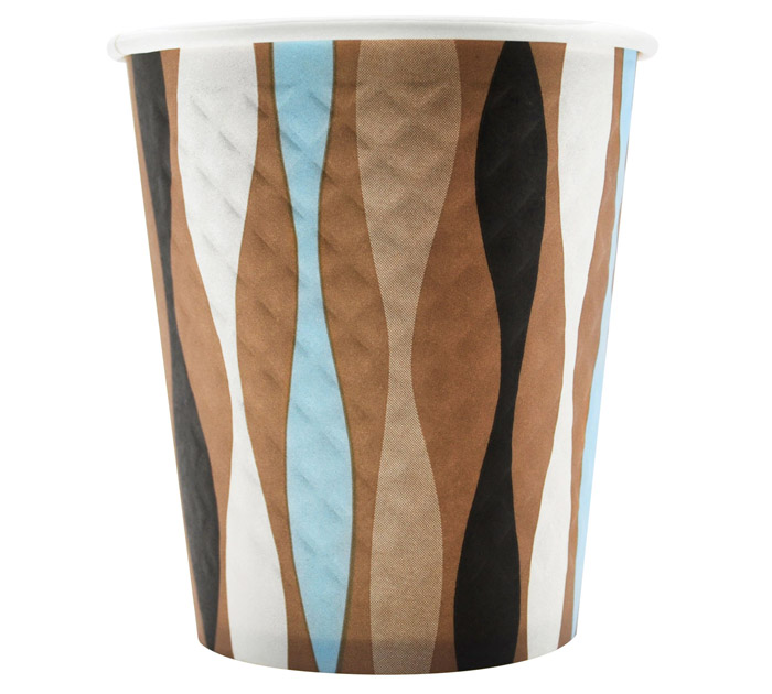Стаканы бумажные однораз. 250мл 50шт. Волна Welday
