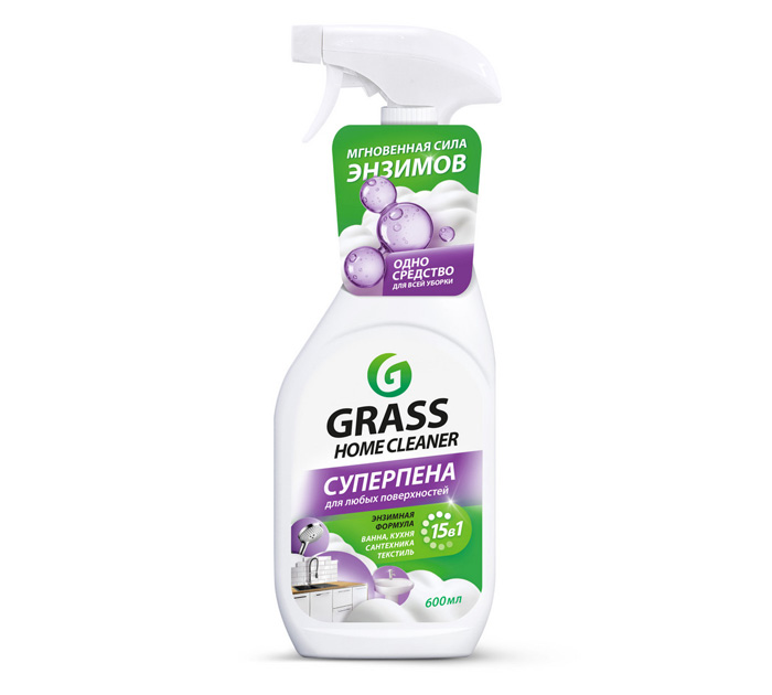 Ср-во чист.универсальное многофункц. Grass Home cleaner 600мл с энзимами