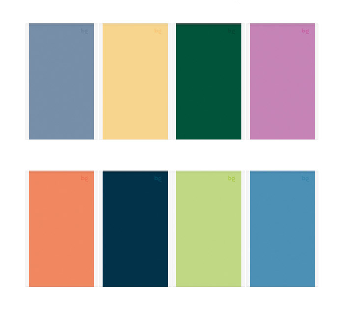 Блокнот А6 на скобе BG «Монотон» клетка, 32л