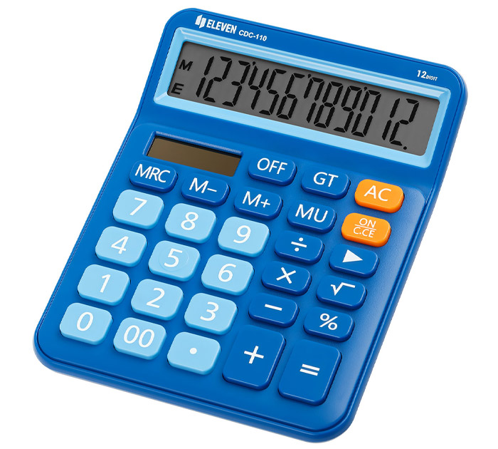 Калькулятор 12 разрядов Eleven син.