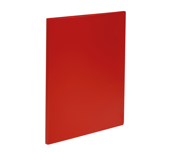 Папка с файлами  30 карманов А4 пласт. красн. 500мкм  17мм Стамм