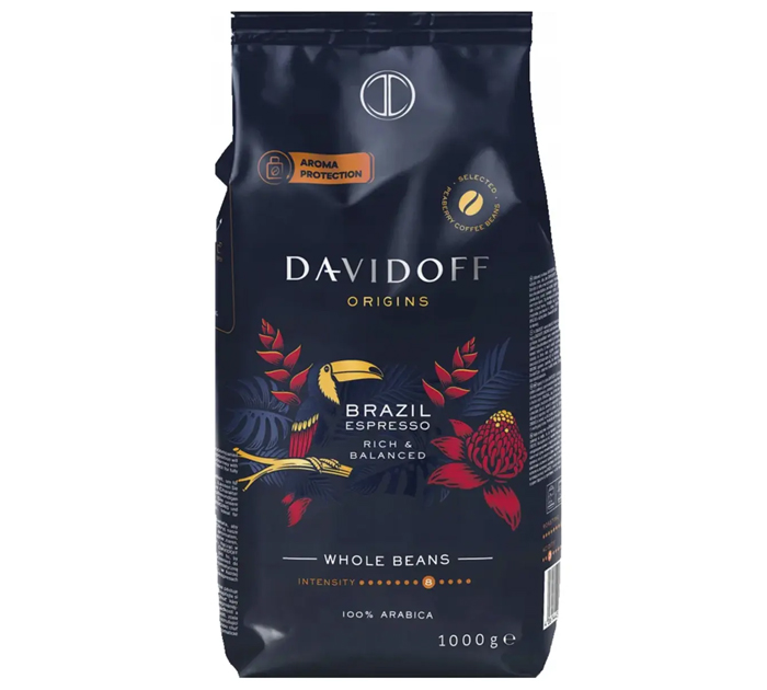 Кофе в зернах Davidoff Origins Brazil Espresso 1000г