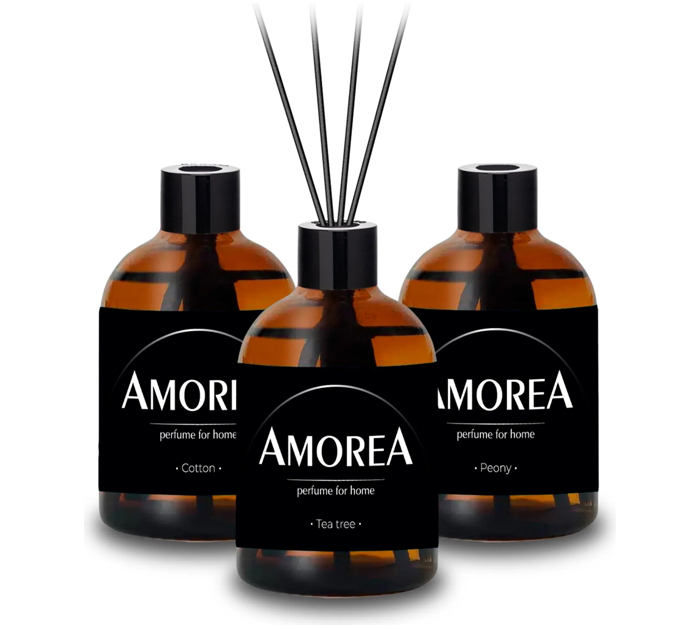 Ароматизатор воздуха Amorea 50мл пион,хлопок,чайное дерево