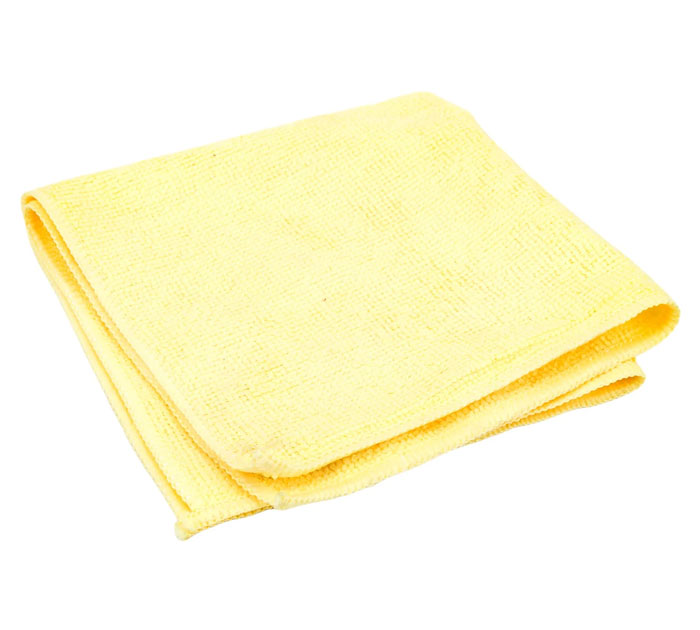 Салфетка д/уборки микрофибра 30*30см желт. 220г/м2 Optiline