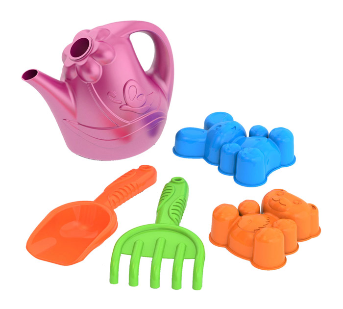 Игрушка лейка,совок,грабельки ,2 форм.животные Нордпласт
