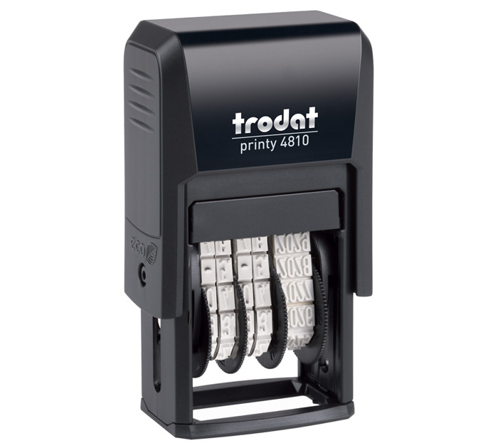 Датер мини Trodat 4810P4 месяц цифрами оттиск 20х3.8мм син.