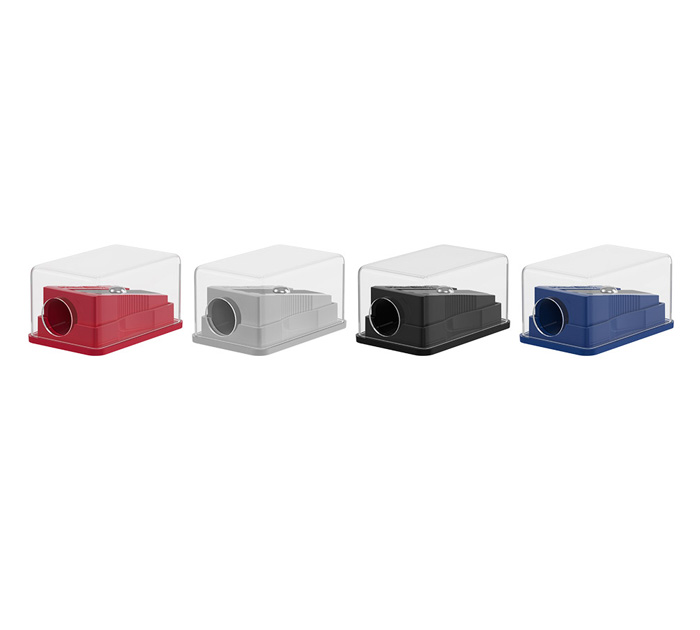 Точилка  с контейнером ассорти Base Mini Classic Erich Krause пласт.