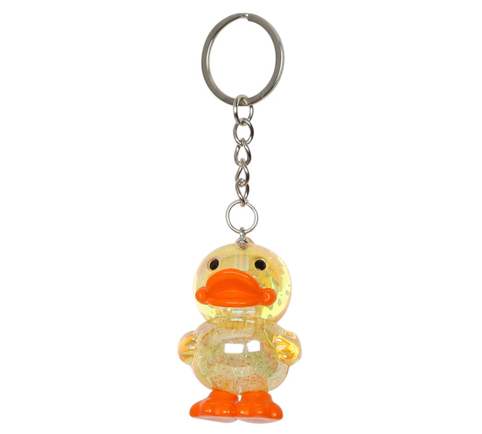 Брелок для ключей 8.5см желт. акрил. Кокос Duck