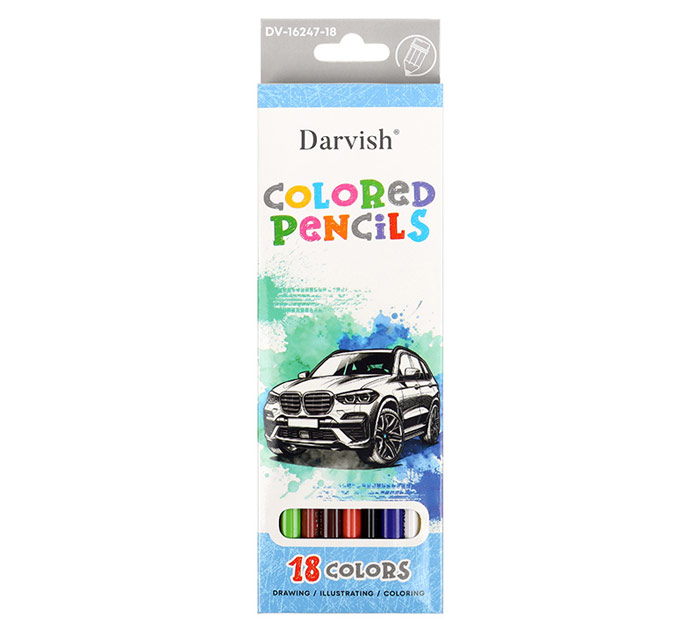 Карандаши цв. 18цв. Darvish