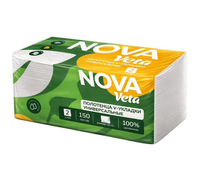 Полотенце бумажное Nova veta 34