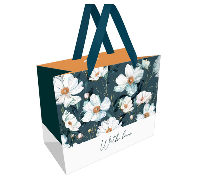 Пакет подарочный бум. 32*26*12см Meshu «Bright meadow